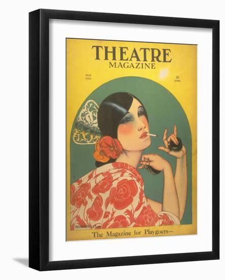 Theatre, Magazine for Playgoers, USA, 1920-null-Framed Giclee Print