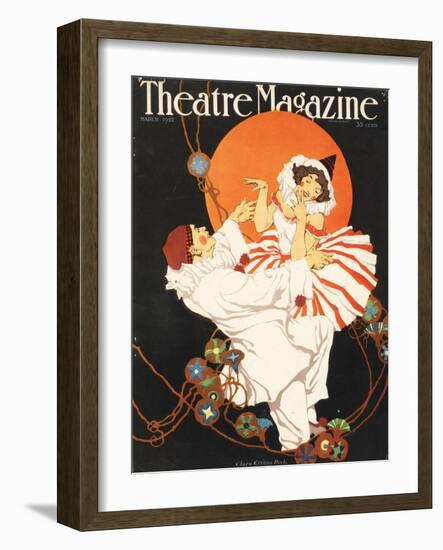 Theatre Magazine, Pierrot Magazine, USA, 1920-null-Framed Giclee Print