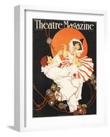 Theatre Magazine, Pierrot Magazine, USA, 1920-null-Framed Giclee Print