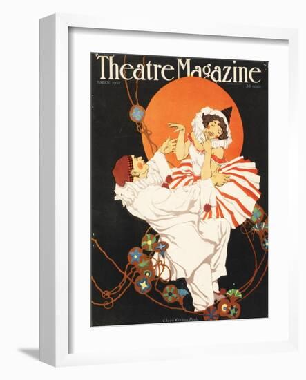 Theatre Magazine, Pierrot Magazine, USA, 1920-null-Framed Giclee Print