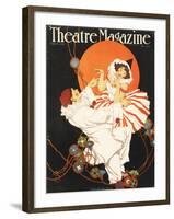 Theatre Magazine, Pierrot Magazine, USA, 1920-null-Framed Giclee Print