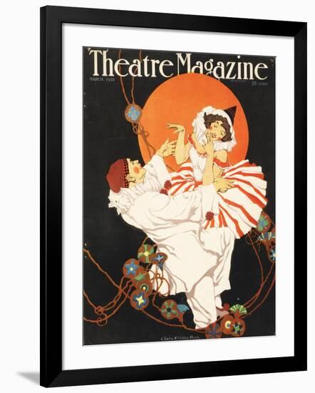 Theatre Magazine, Pierrot Magazine, USA, 1920-null-Framed Giclee Print