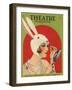 Theatre Magazine, Rabbits Bunny Girls Make Up Makeup Magazine, USA, 1924-null-Framed Giclee Print