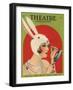 Theatre Magazine, Rabbits Bunny Girls Make Up Makeup Magazine, USA, 1924-null-Framed Giclee Print