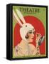 Theatre Magazine, Rabbits Bunny Girls Make Up Makeup Magazine, USA, 1924-null-Framed Stretched Canvas