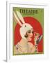 Theatre Magazine, Rabbits Bunny Girls Make Up Makeup Magazine, USA, 1924-null-Framed Giclee Print