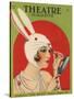 Theatre Magazine, Rabbits Bunny Girls Make Up Makeup Magazine, USA, 1924-null-Stretched Canvas