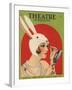 Theatre Magazine, Rabbits Bunny Girls Make Up Makeup Magazine, USA, 1924-null-Framed Giclee Print