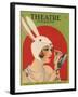 Theatre Magazine, Rabbits Bunny Girls Make Up Makeup Magazine, USA, 1924-null-Framed Giclee Print