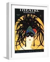 Theatre, Masks Magazine, USA, 1920-null-Framed Giclee Print