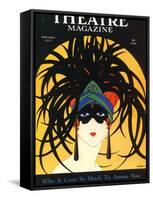 Theatre, Masks Magazine, USA, 1920-null-Framed Stretched Canvas