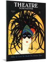 Theatre, Masks Magazine, USA, 1920-null-Mounted Giclee Print