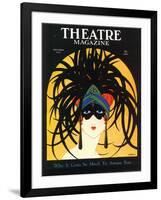 Theatre, Masks Magazine, USA, 1920-null-Framed Premium Giclee Print