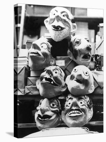 Theatre Masks-null-Stretched Canvas