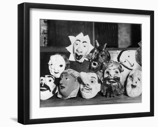 Theatre Masks-null-Framed Photographic Print