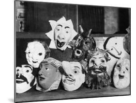 Theatre Masks-null-Mounted Photographic Print