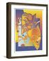 Theatre Masks-David Chestnutt-Framed Giclee Print