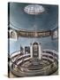 Theatre of Anatomy, Cambridge, 1815-null-Stretched Canvas