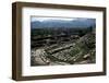 Theatre of ancient Sparta (Lakedaimon) with Mt Taygetus beyond, c20th century-CM Dixon-Framed Photographic Print