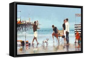 Theatre of the Tides-Lorraine Christie-Framed Stretched Canvas