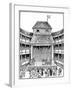 Theatre or Playhouse in the Time of Elizabeth I-null-Framed Giclee Print