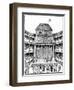 Theatre or Playhouse in the Time of Elizabeth I-null-Framed Giclee Print