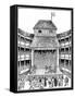 Theatre or Playhouse in the Time of Elizabeth I-null-Framed Stretched Canvas
