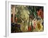 Theatre Performance-Janos Vaszary-Framed Giclee Print