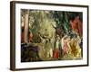 Theatre Performance-Janos Vaszary-Framed Giclee Print