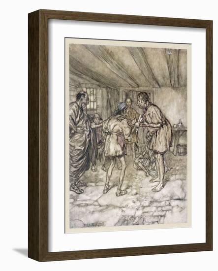 Theatre, Play, Shakespeare-Arthur Rackham-Framed Art Print