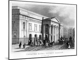 Theatre Royal Covent Garden, Westminster, London, 19th Century-null-Mounted Giclee Print