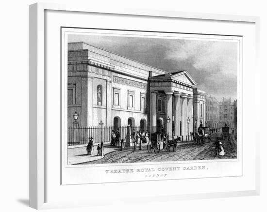 Theatre Royal Covent Garden, Westminster, London, 19th Century-null-Framed Giclee Print