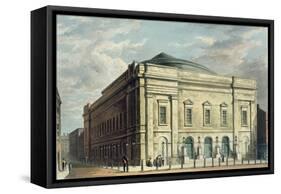 Theatre Royal, Drury Lane, in London, Designed by Benjamin Wyatt in 1812, 1826-Daniel Havell-Framed Stretched Canvas