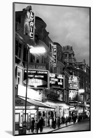 Theatre's of London's West End, 1967-Staff-Mounted Photographic Print