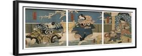 Theatre Scene, 1844-Utagawa Kunisada-Framed Giclee Print