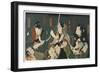 Theatre Scene, 1844-Utagawa Kunisada-Framed Giclee Print