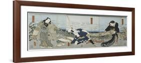 Theatre Scene, 1844-Utagawa Kunisada-Framed Giclee Print