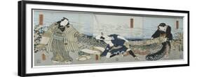 Theatre Scene, 1844-Utagawa Kunisada-Framed Giclee Print