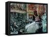 Theatre Scene-Edgar Degas-Framed Stretched Canvas