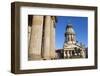 Theatre with Franzosisch (French) Church in the Background, Gendarmenmarkt, Berlin, Germany, Europe-Miles Ertman-Framed Photographic Print