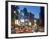 Theatreland in the Evening, Shaftesbury Avenue, London, England, United Kingdom, Europe-Alan Copson-Framed Photographic Print