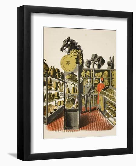 Theatrical Costume and Prop Hire Shop-Eric Ravilious-Framed Premium Giclee Print