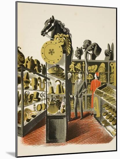 Theatrical Costume and Prop Hire Shop-Eric Ravilious-Mounted Giclee Print