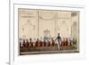 Theatrical Fund Dinner Held at Freemasons Tavern-null-Framed Premium Giclee Print