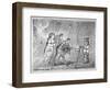 Theatrical Mendicants, Relieved, 1809-James Gillray-Framed Giclee Print