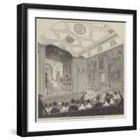 Theatrical Performance in the Rubens Room, at Windsor Castle-null-Framed Giclee Print