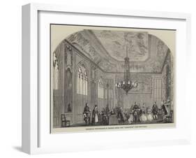 Theatrical Performances at Windsor Castle, the Green-Room-null-Framed Giclee Print