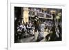 Theatrical Production of "Les Fourberies De Scapin," a Play by Moliere-null-Framed Giclee Print