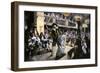 Theatrical Production of "Les Fourberies De Scapin," a Play by Moliere-null-Framed Giclee Print