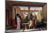 Theatrical Rehearsal in the House of an Ancient Rome Poet, 1855-Gustave Clarence Rodolphe Boulanger-Mounted Giclee Print